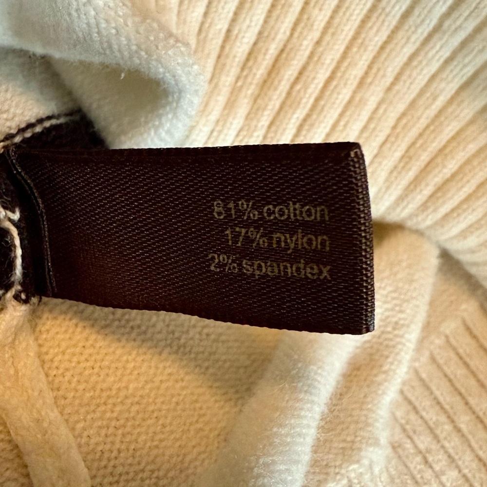 The Limited Black & Cream Striped Boatneck Sweater Size Large - Picture 5 of 8